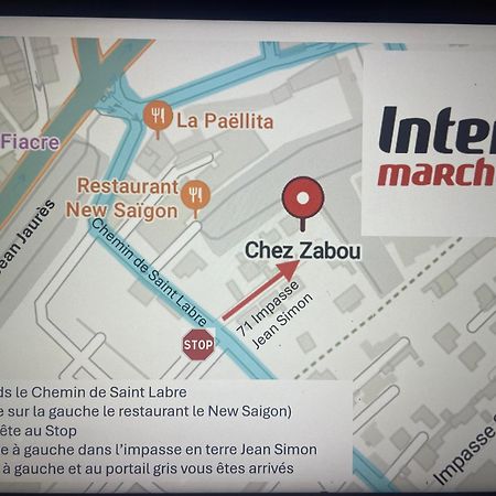 "Chambre" Chez Zabou كارْبُنْترا المظهر الخارجي الصورة
